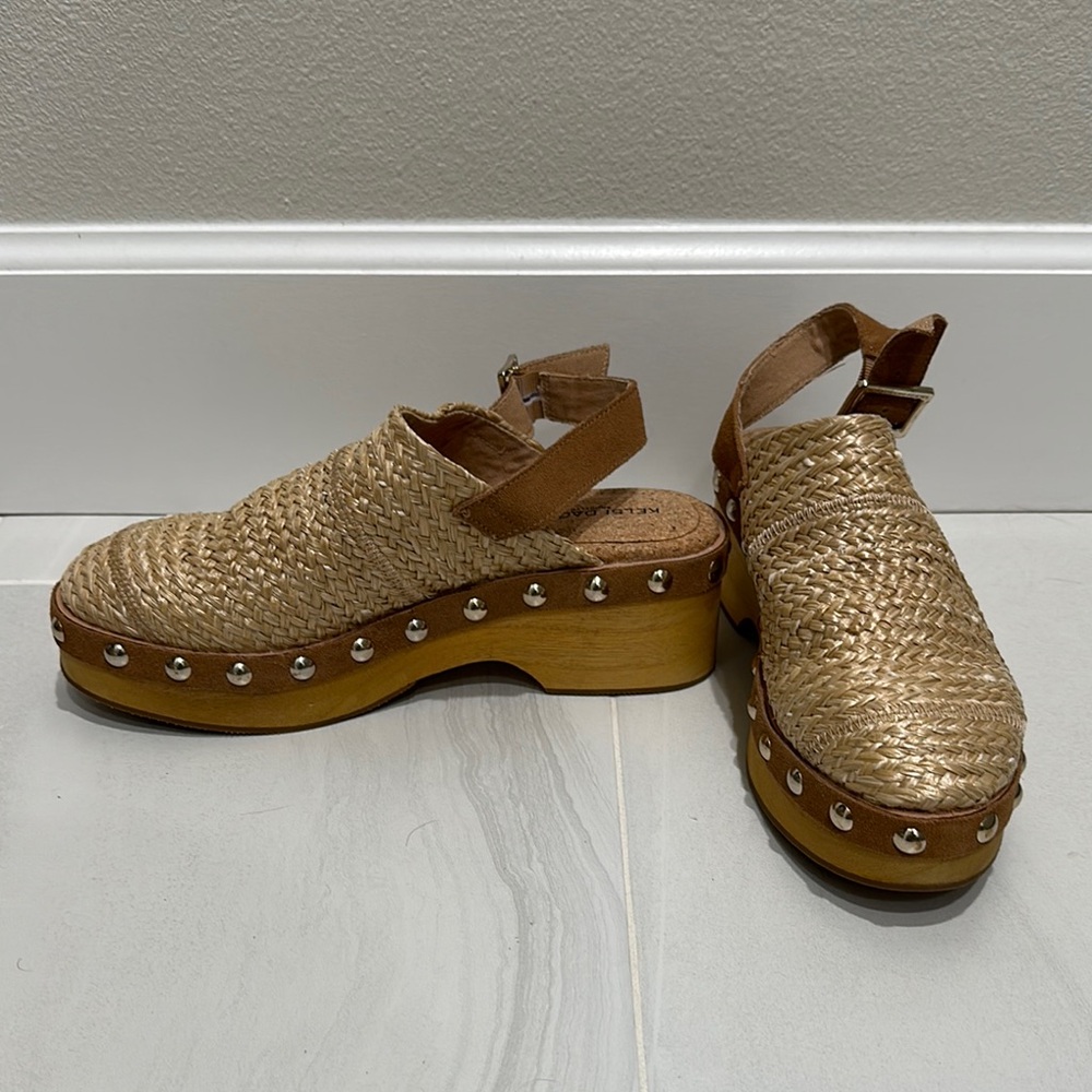 Kelsey Dagger Raffia Slingback Clog